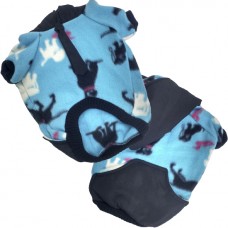 9527 - ROUPA SOFT C/CAPUZ/BOLSO P 46CM ROMEU