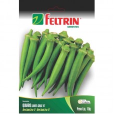 12961 - SEMENTE QUIABO SANTA CRUZ C/25UN