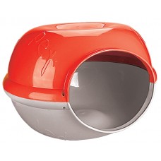 10943 - CASA PL.P/GATO VERM. R.117 PLAST PET