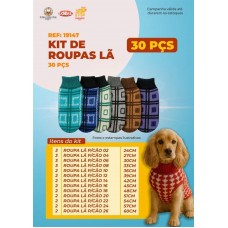 19147 - KIT DE ROUPAS LA 30 PC