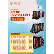 17899 - KIT DE ROUPAS SOFT 100PC GANHE EXPOSITOR