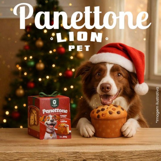 PANETTONE PARA CAES 80G LION PET