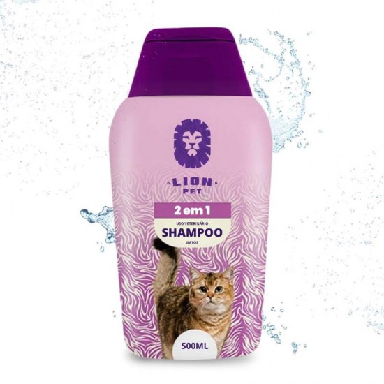 SHAMPOO LION PET GATOS 2X1 500ML